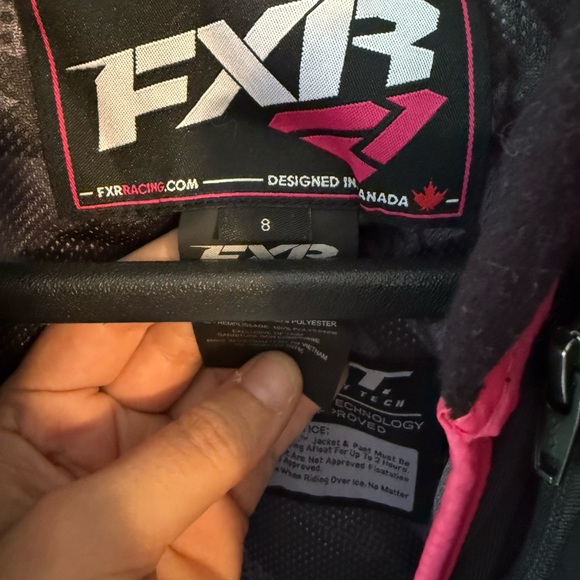 FVR Women's Ski Jacket - Black and Pink - Picture 3 of 7